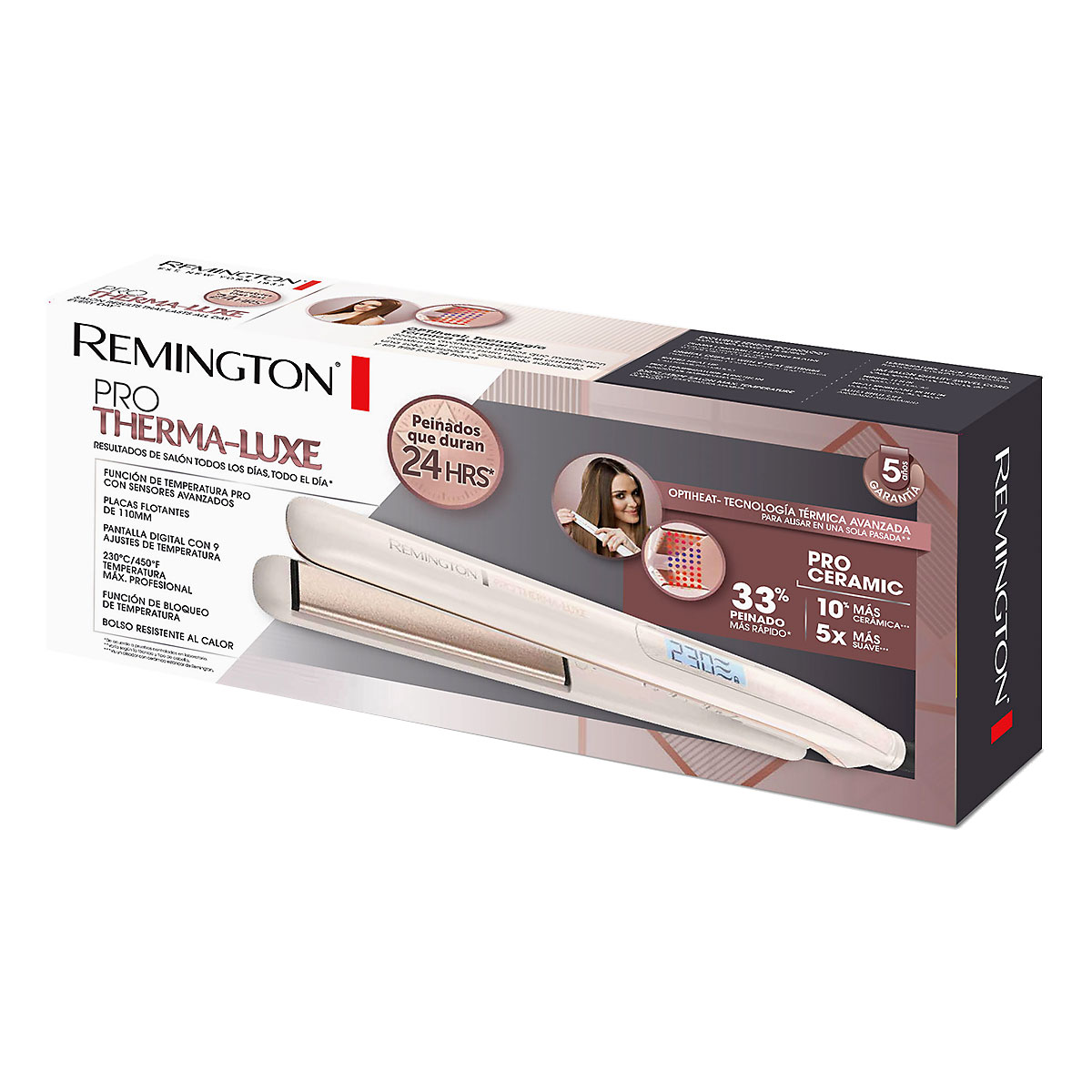 Plancha Alisadora Remington Keratin Therapy – Remington Costa Rica