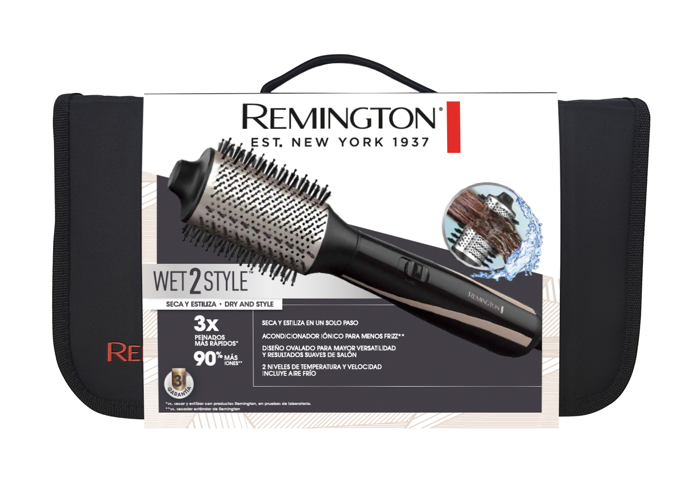 Cepillo de aire Remington Wet2Style – Remington El Salvador